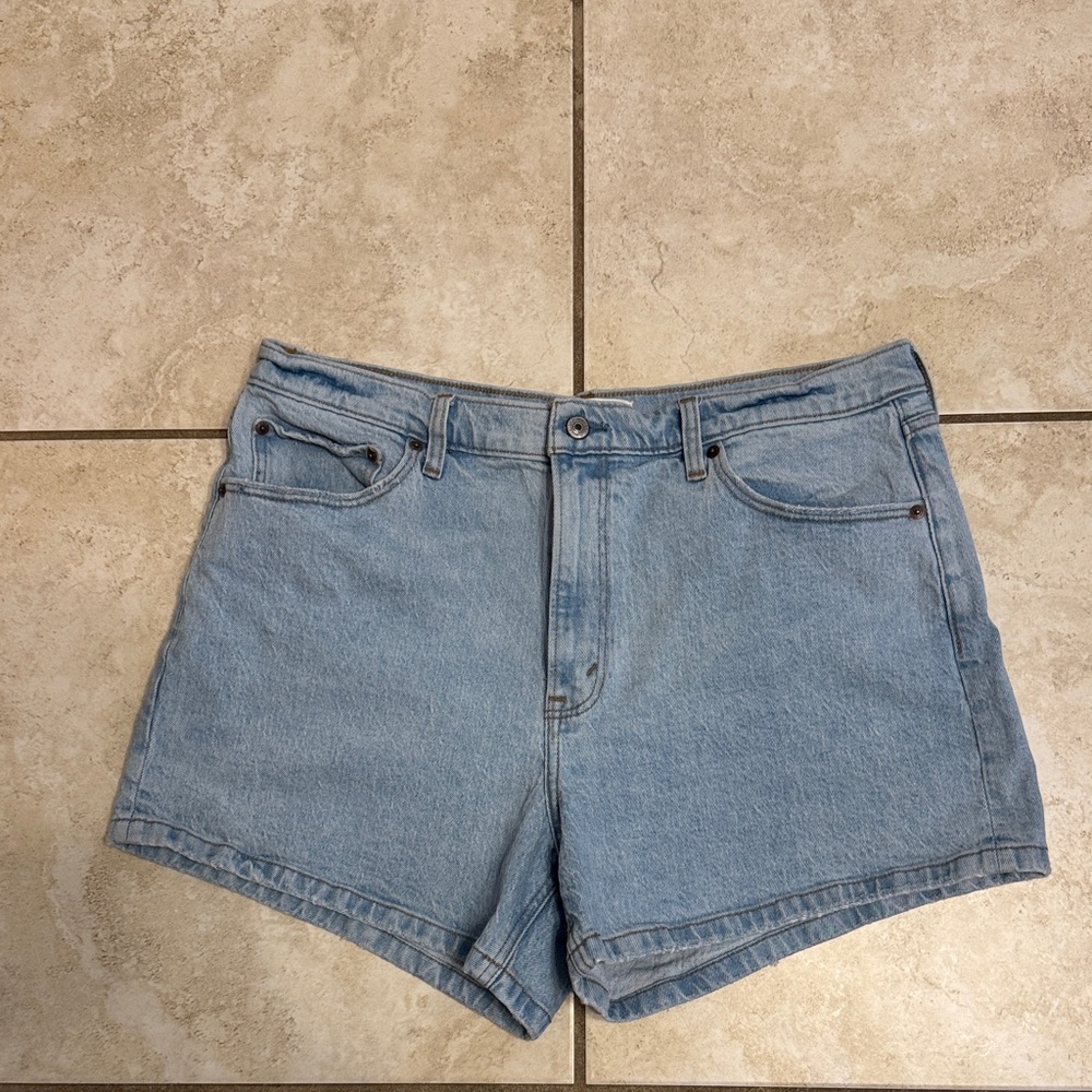 Classic Blue Denim Women's Shorts
